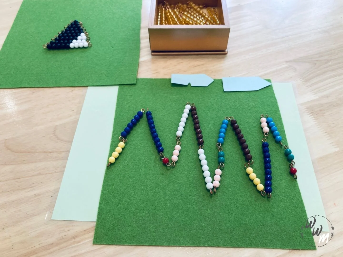 モンテッソーリ へび遊び 足し算引き算セット